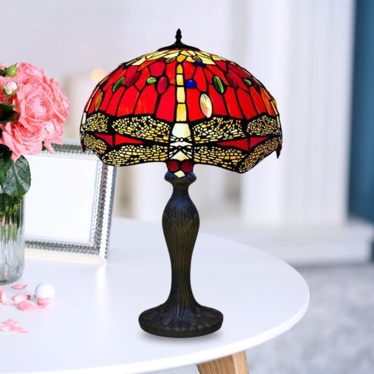 Handcrafted Stained Glass Table Lamp